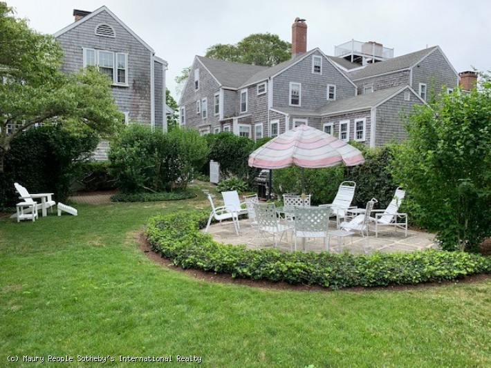 Private garden with patio