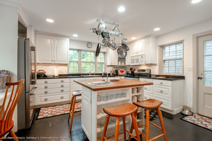 Updated kitchen with island